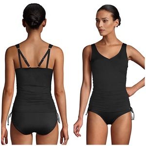 Nwot Lands End Tankini black